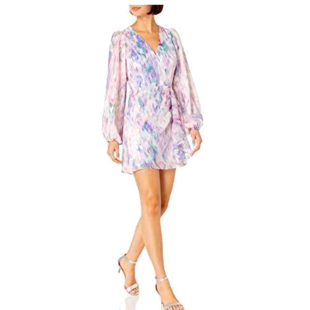 Parker Black WaterColor Dress. NWT’S. Size 4. Bought to wear to Spring Wedding.